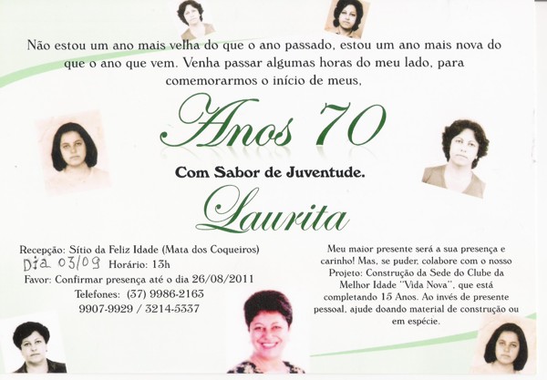 aniversrio laurita